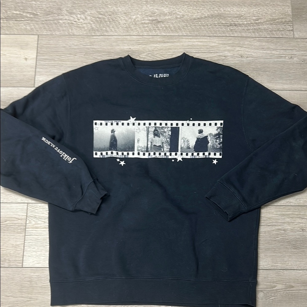 taylor swift folklore album crewneck